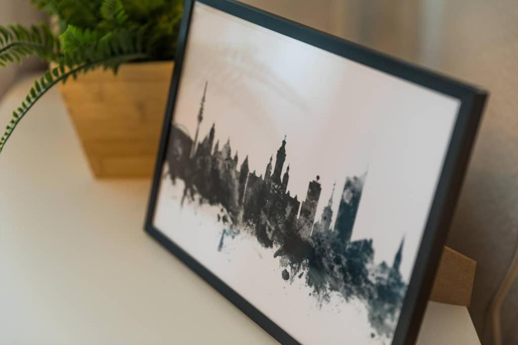 Apartament Sauber Und Modern, Netflix, Wifi, Leipzig Flair, Kueche Zewnętrze zdjęcie