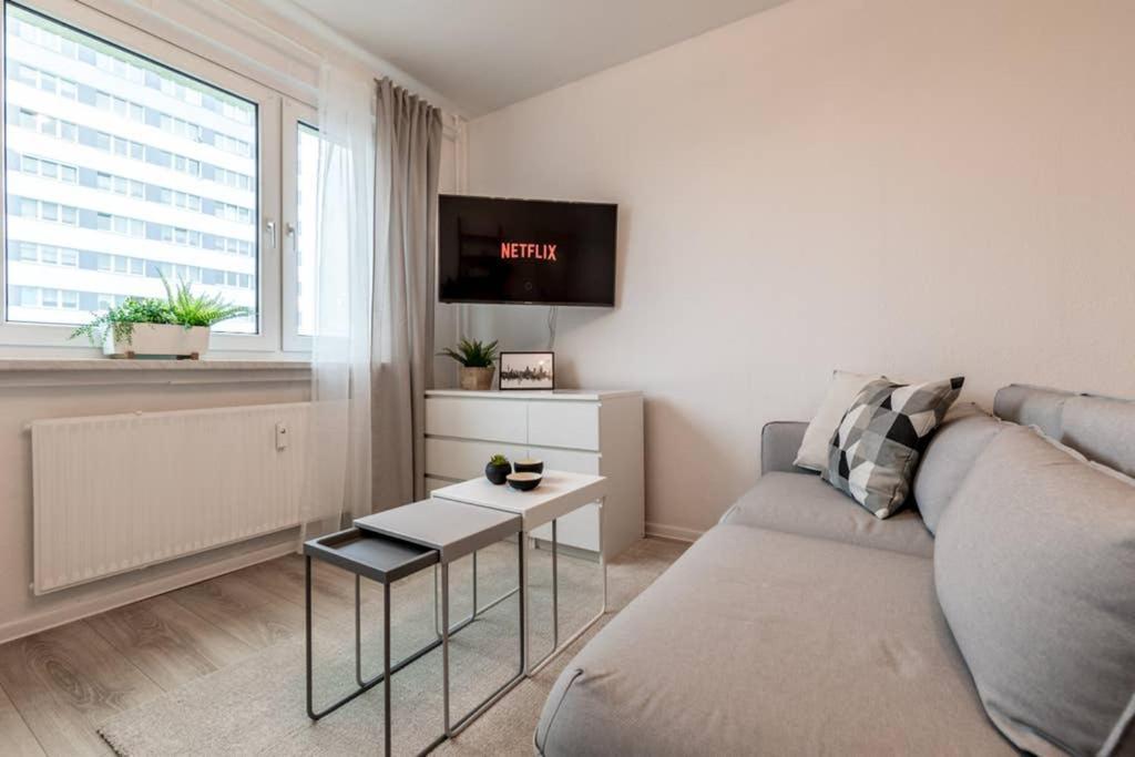 Apartament Sauber Und Modern, Netflix, Wifi, Leipzig Flair, Kueche Zewnętrze zdjęcie