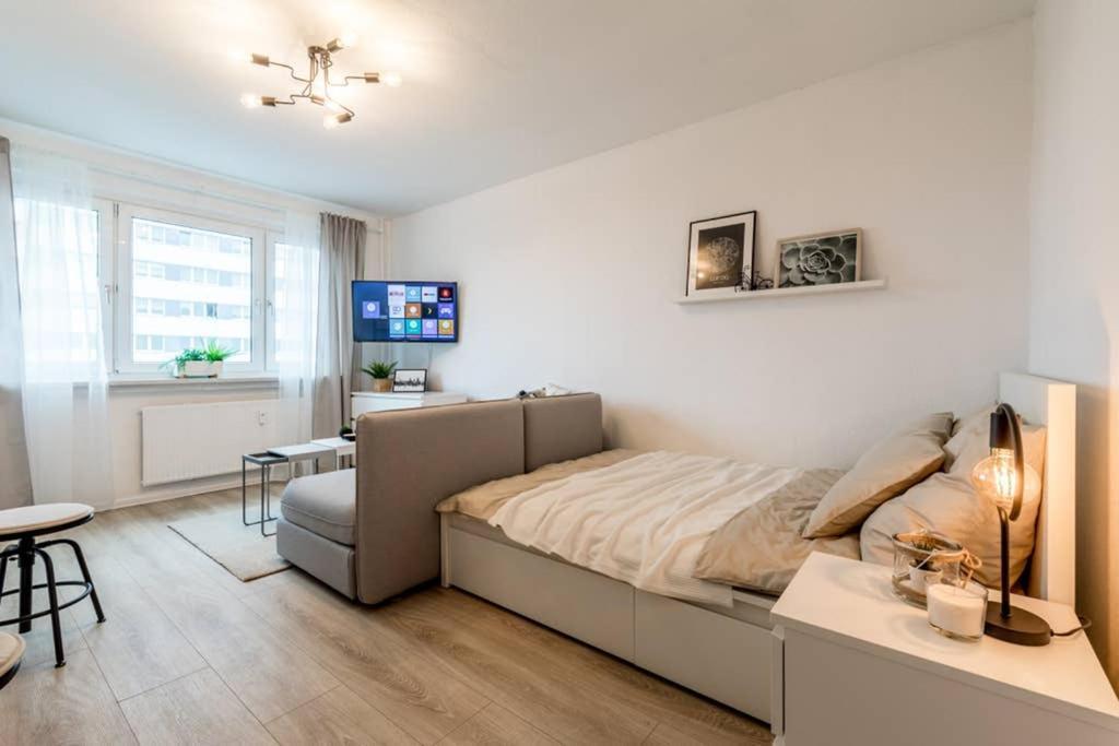 Apartament Sauber Und Modern, Netflix, Wifi, Leipzig Flair, Kueche Zewnętrze zdjęcie